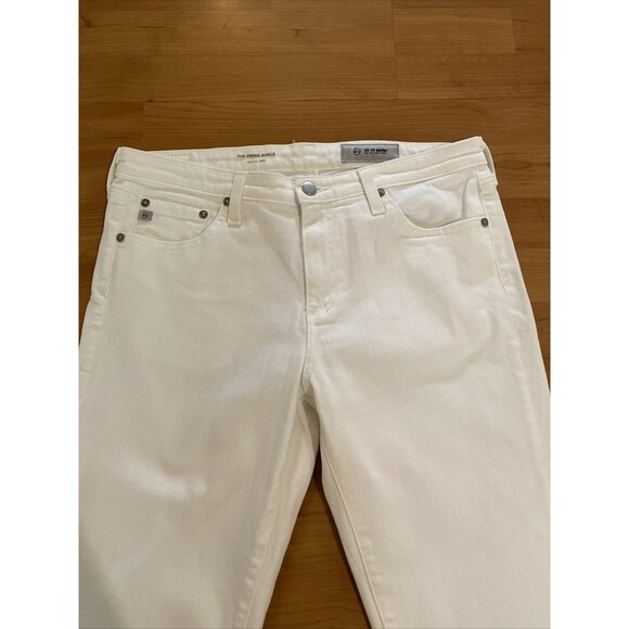 AG Adriano Goldschmied The Prima Ankle Cigarette Ankle Jean‎ White -Size 31R - Picture 4 of 14